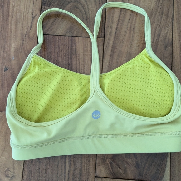 Senita yellow Y back bra - Picture 2 of 3